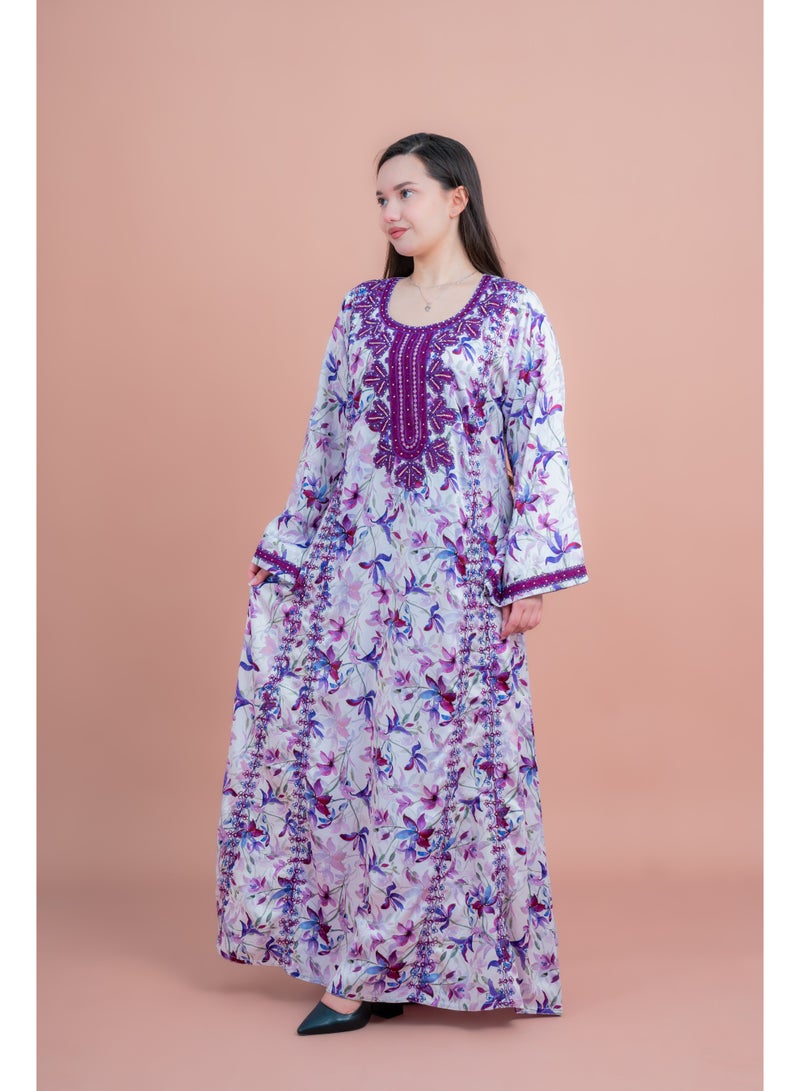 IKKXA Modern Embroiderd Jalabiya - Image 4