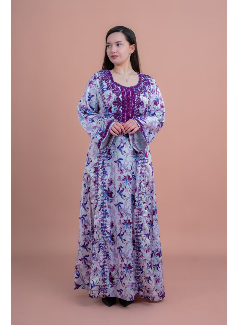 IKKXA Modern Embroiderd Jalabiya - Image 1