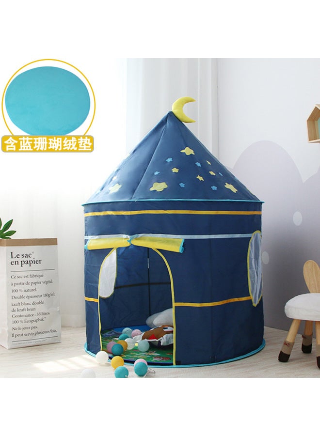 MEIBEI Pei Children's Tent Baby Play House Indoor Princess Toy House Castle Yurt Children's Toy Tent - Image 1