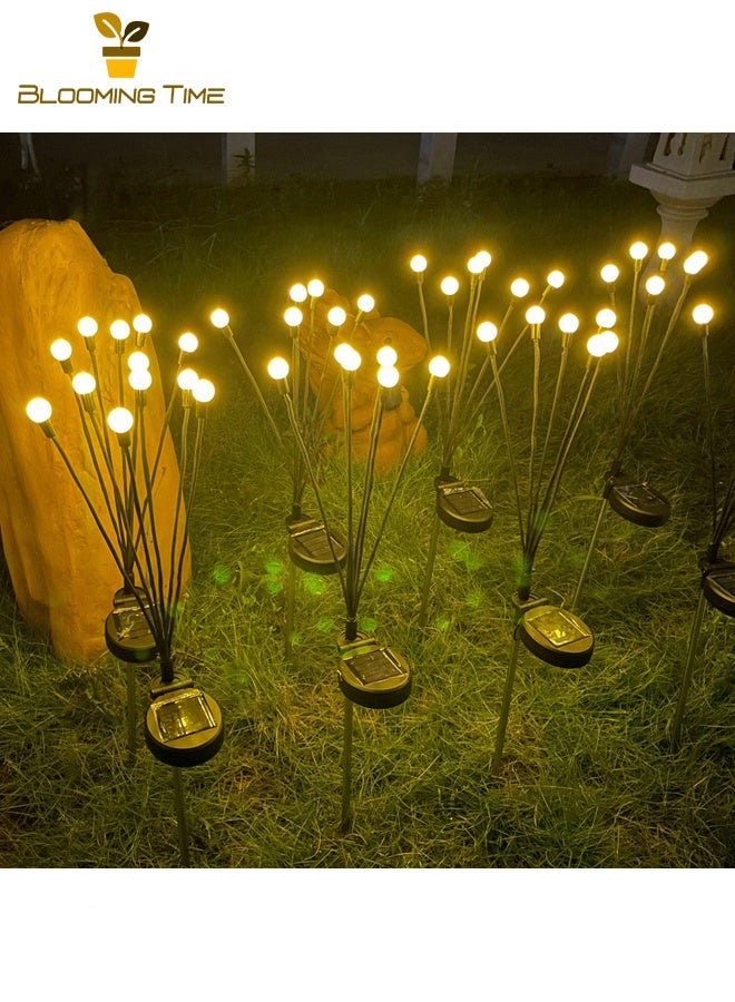 بلومنغ تايم اثنين الشمسية 10-رئيس اليراع أضواء ، متعددة وضع الصمام الديناميكي سوينغ اليراع أضواء ، في الهواء الطلق للماء مضيئة اليراع المكونات في أضواء ، حديقة فيلا الديكور أضواء الحديقة - Image 2