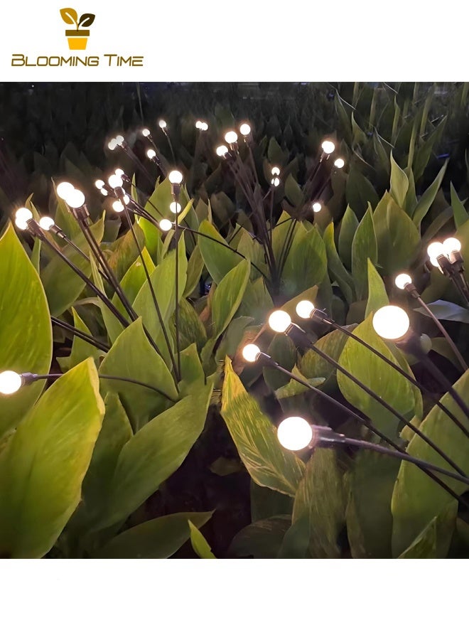 بلومنغ تايم اثنين الشمسية 10-رئيس اليراع أضواء ، متعددة وضع الصمام الديناميكي سوينغ اليراع أضواء ، في الهواء الطلق للماء مضيئة اليراع المكونات في أضواء ، حديقة فيلا الديكور أضواء الحديقة - Image 3