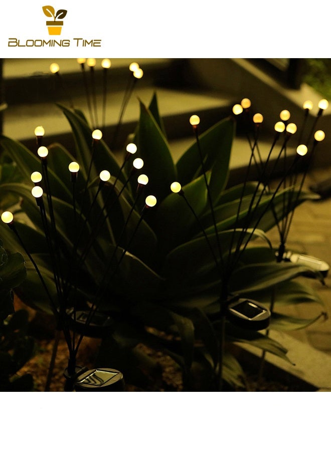 بلومنغ تايم اثنين الشمسية 10-رئيس اليراع أضواء ، متعددة وضع الصمام الديناميكي سوينغ اليراع أضواء ، في الهواء الطلق للماء مضيئة اليراع المكونات في أضواء ، حديقة فيلا الديكور أضواء الحديقة - Image 4