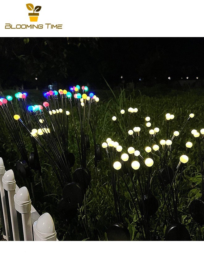 بلومنغ تايم اثنين الشمسية 10-رئيس اليراع أضواء ، متعددة وضع الصمام الديناميكي سوينغ اليراع أضواء ، في الهواء الطلق للماء مضيئة اليراع المكونات في أضواء ، حديقة فيلا الديكور أضواء الحديقة - Image 5