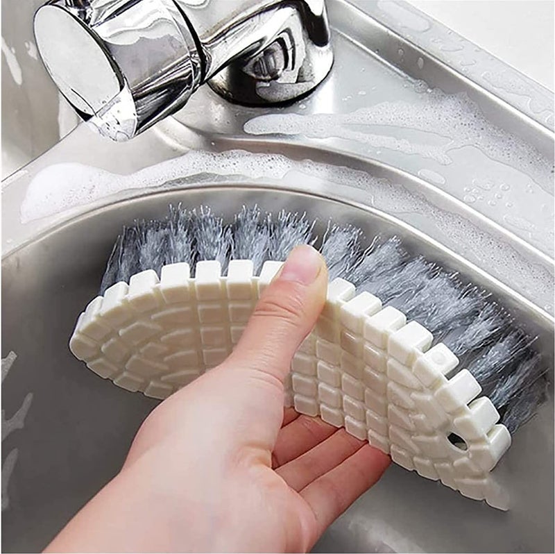 HENIJ 1 PCS Scrub Brush Creative Flexible Bendable Cleaning Brush for Bathroom Kitchen - Image 4