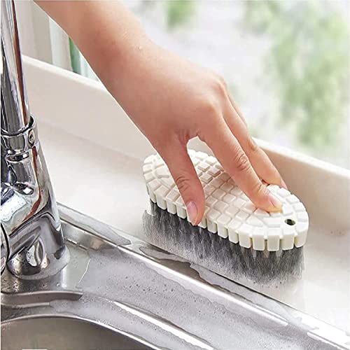HENIJ 1 PCS Scrub Brush Creative Flexible Bendable Cleaning Brush for Bathroom Kitchen - Image 3