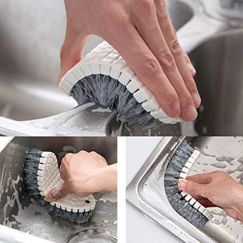 HENIJ 1 PCS Scrub Brush Creative Flexible Bendable Cleaning Brush for Bathroom Kitchen - Image 2