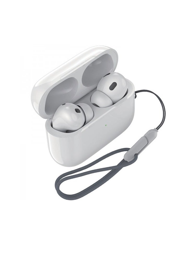 BD - TWS Wireless Earphones with Active Noise Cancellation and Hanging Rope and Wireless Charging Bluetooth 5.3 - Image 1