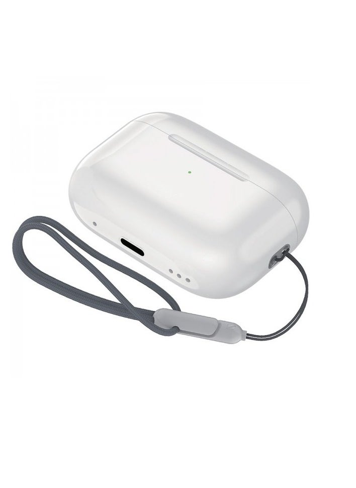 BD - TWS Wireless Earphones with Active Noise Cancellation and Hanging Rope and Wireless Charging Bluetooth 5.3 - Image 1