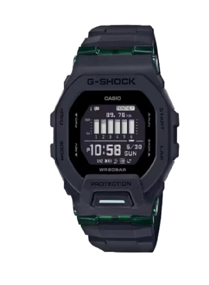 كاسيو ساعة G-Shock الرياضية الرقمية الفاخرة - مقاومة للصدمات، ومقاومة للماء، مع اتصال ذكي