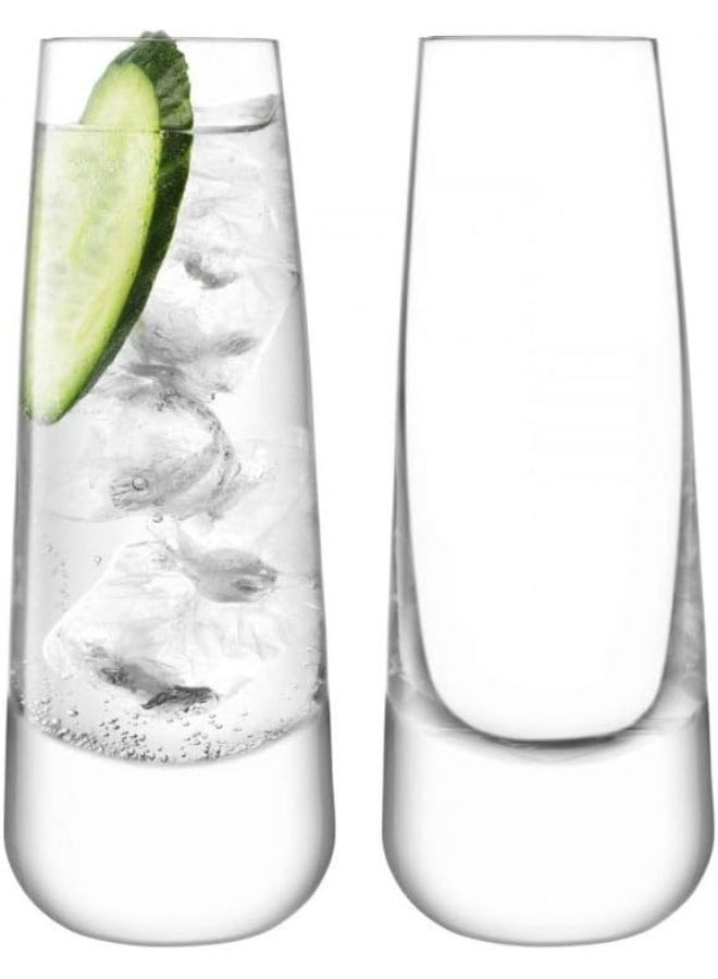 LSA International LS 555947 Transp Bar Culture Longdrinkglas 310 ml Set van 2 Stuks