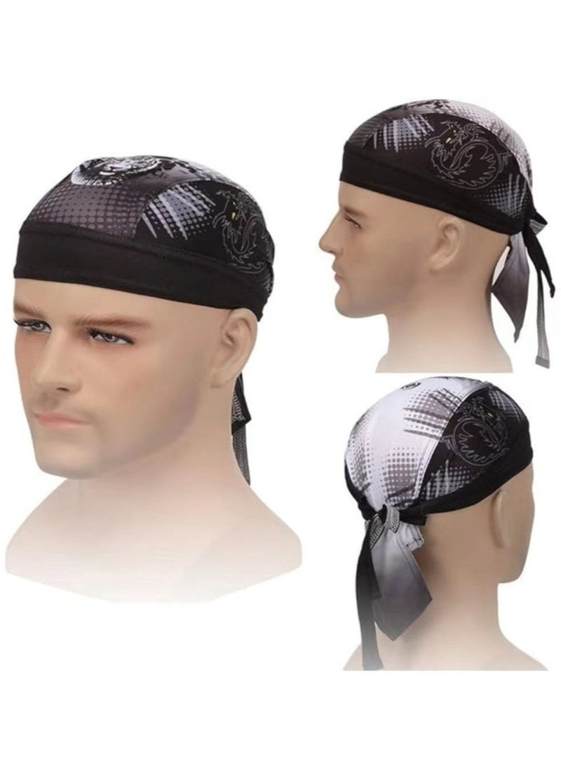 Generic Skull Cap Cooling Sweat Wicking Helmet Cycling Hat Head Bandana Summer Caps,Sweat Wicking Beanie Cap,Helmet Liner,Outdoor Sports Cap  - Image 5