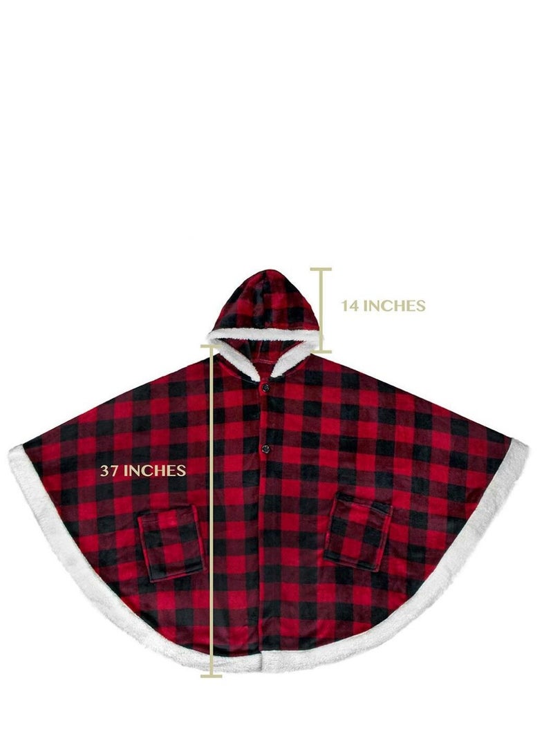 Loquat New Lazy Blanket Winter Clothes Hooded Nightgown Outdoor Warm Clothing Cashmere TV Blanket Autumn and Winter Warm Clothing - Image 2