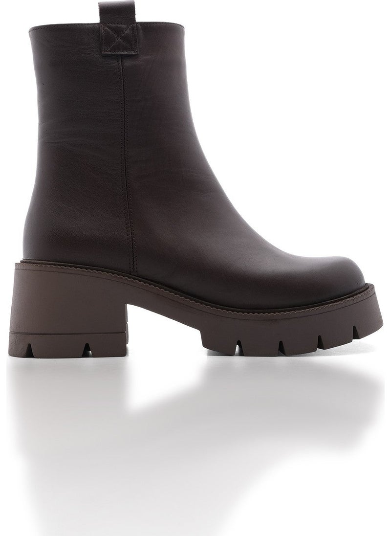 MARJIN - Women Genuine Leather Casual Boots Thick Skid Sole Fesko - Image 1