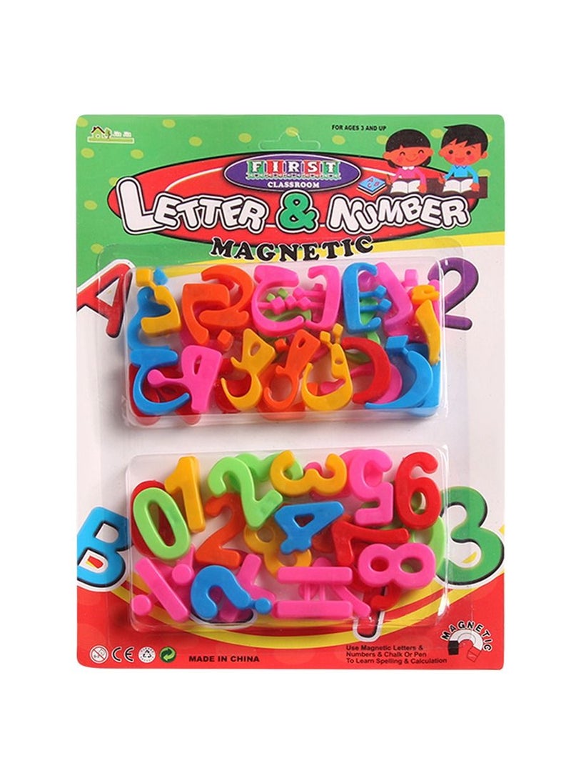 MileMelo - Magnetic Number Table 123,Arabic Alphabet,Mathematical Notation, Refrigerator Magnets,Preschool Education,Learning Plastic Toys,Specially Designed for Children - Image 1