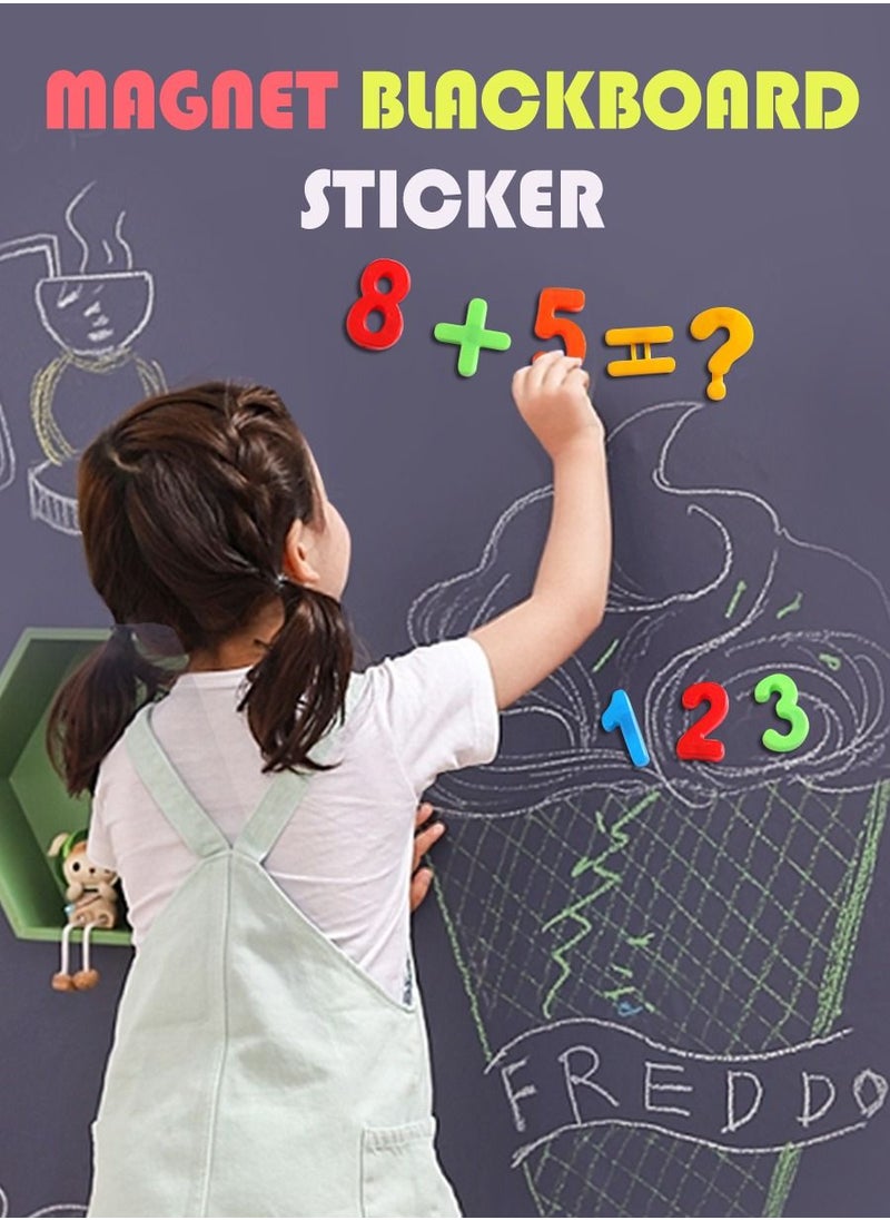 MileMelo - Magnetic Number Table 123,Arabic Alphabet,Mathematical Notation, Refrigerator Magnets,Preschool Education,Learning Plastic Toys,Specially Designed for Children - Image 1