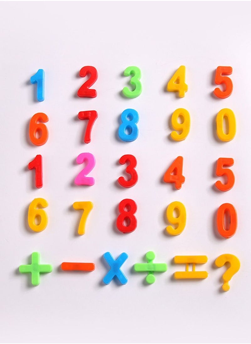 MileMelo - Magnetic Number Table 123,Arabic Alphabet,Mathematical Notation, Refrigerator Magnets,Preschool Education,Learning Plastic Toys,Specially Designed for Children - Image 1