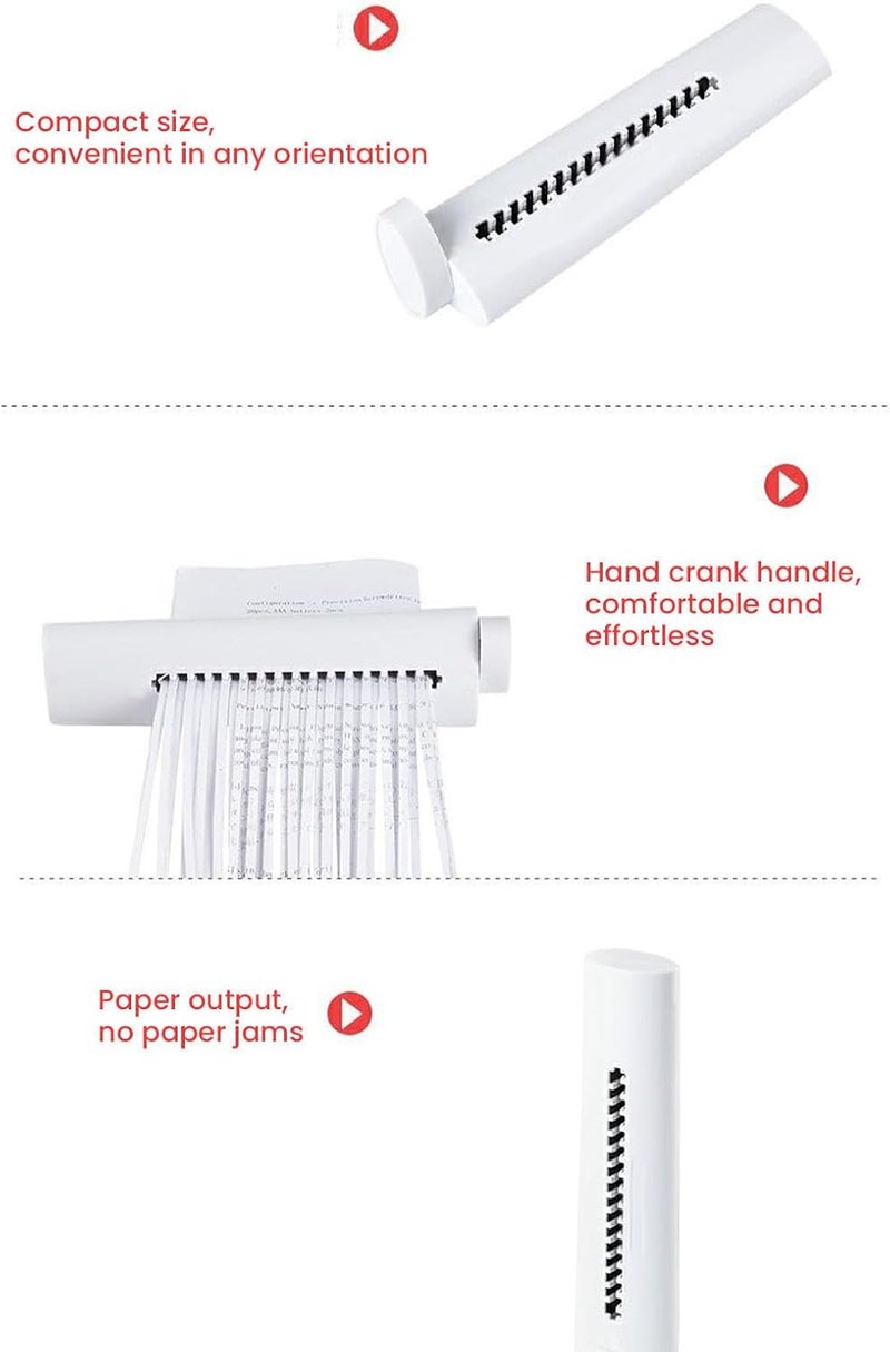 Newly stocked local goods Handheld Paper Shredder, Portable Manual Document Cutter Paper Cutting Tool for A4 A6 Office Home Strip Cutting Desk Stationery Essential Assorted color options Continuous warehouse supply Neat shape Minimal design Multi option design Cost saving design picks Growing order stock support Hanging space save New residential zone delivery Matte anti slip finish Climate adapted upgraded quality Anti slip Flexible trendy construction Light sturdy raw material Gulf climate tested upgraded quality Cross part assemble fit Popular practical build Instant order available stock Stable base Balanced weight Transparent body Fast warehouse picking High strength upgraded material Transit damage prevent build - Image 4