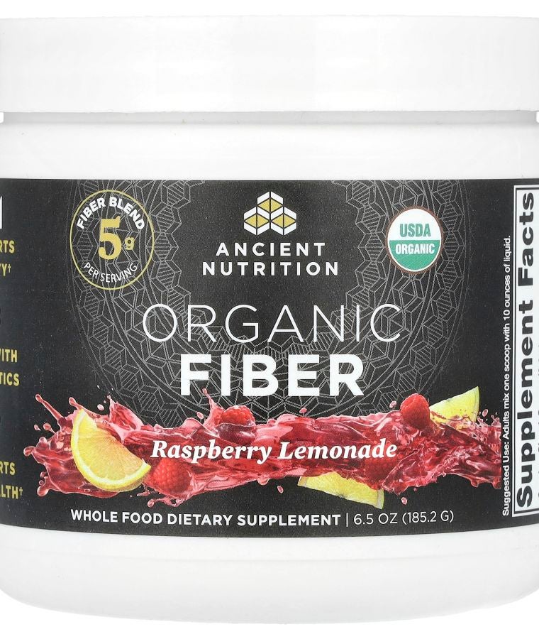 Ancient Nutrition Organic Fiber Raspberry Lemonade 6.5 oz (185.2 g)