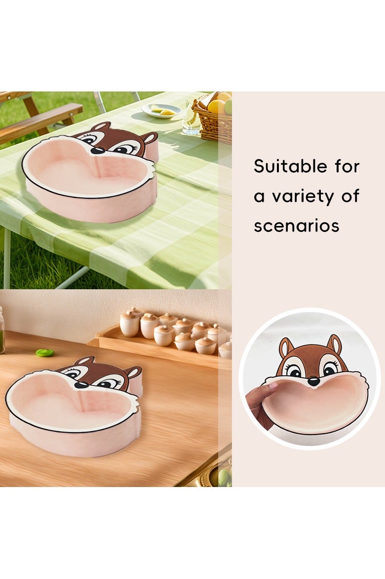 وعاء سنجاب ظريف للأطفال - وعاء مخصص للمكسرات أو الأرز، تصميم سنجاب لطيف للاستخدام المنزلي - Image 2