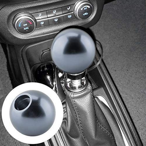 Akozon Gear Shift Knob, Car Universal Manual Knob Gear Shift Head Round Ball Shape Gear Shift Lever (Titanium) - Image 3
