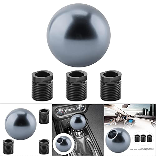 Akozon Gear Shift Knob, Car Universal Manual Knob Gear Shift Head Round Ball Shape Gear Shift Lever (Titanium) - Image 5
