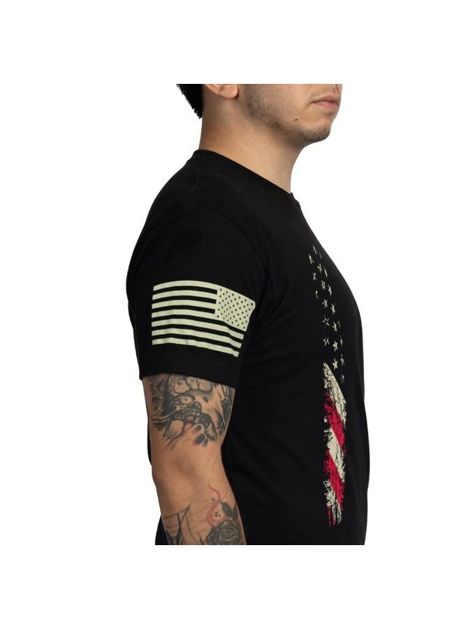 Grunt Style True Colors Men's T-Shirt (Black, X-Large) - Image 4
