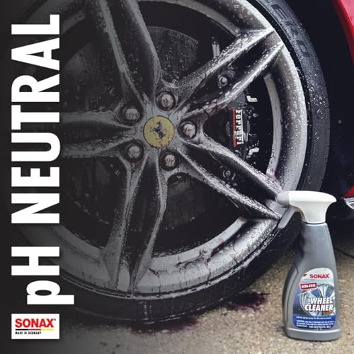 SONAX Full Effect Wheel Cleaner 230500 | Heavy-Duty Brake Dust Remover for All Wheels | Safe on Painted, Alloy, Chrome & Stainless Steel | pH Neutral, Acid-Free, with Color-Changing Action | 5 Liter - Image 5