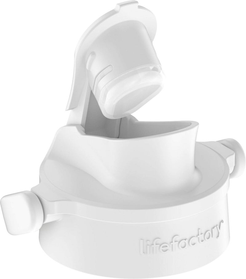 lifefactory Lifefactory Active Flip Cap Accessory for 12Ounce 16Ounce and 22Ounce Glass Bottles Optic White 