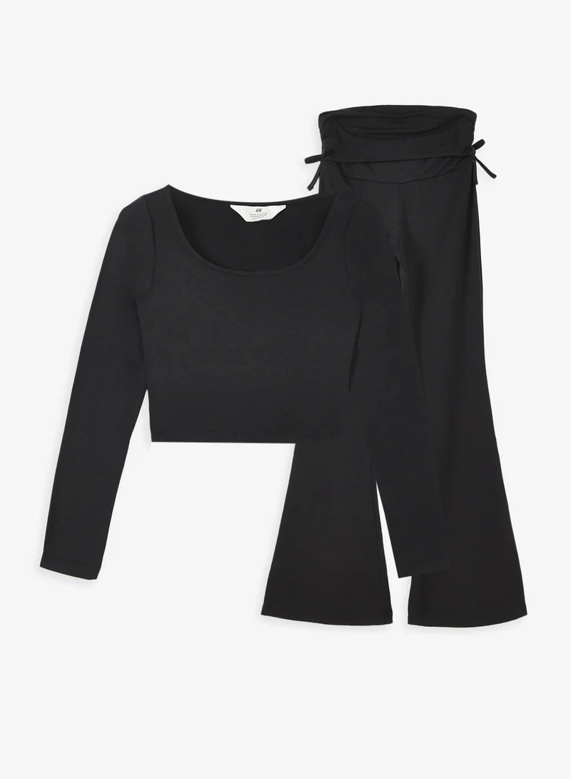 H&M 2-piece jersey set