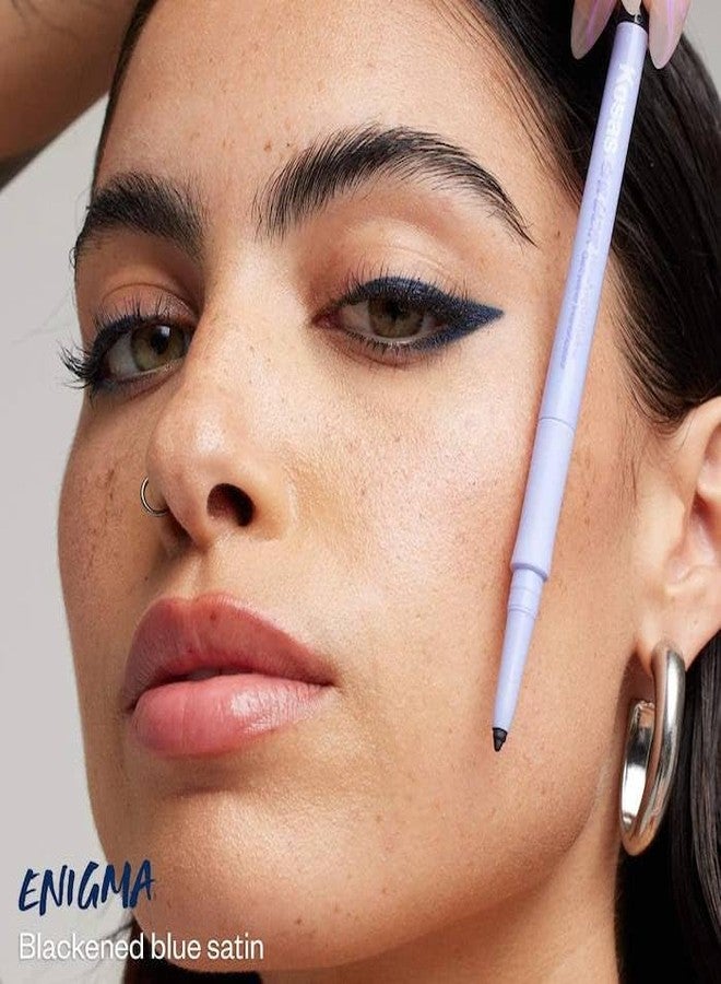 Kosas Soulgazer Intensifying Waterproof Gel Eyeliner - Enigma - blackened blue satin - Image 2