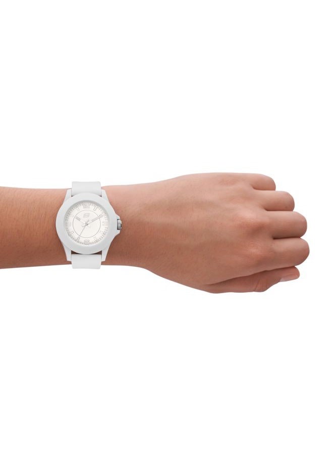 SKECHERS Women's Rosencrans Midsize Quartz Three-Hand Watch, Color: White (Model: SR6023) - Image 3