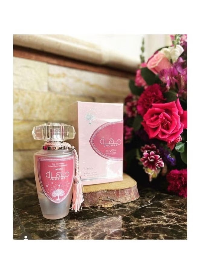 Lattafa Mohra Silky Rose EDP For Women - 100ml  - Image 3