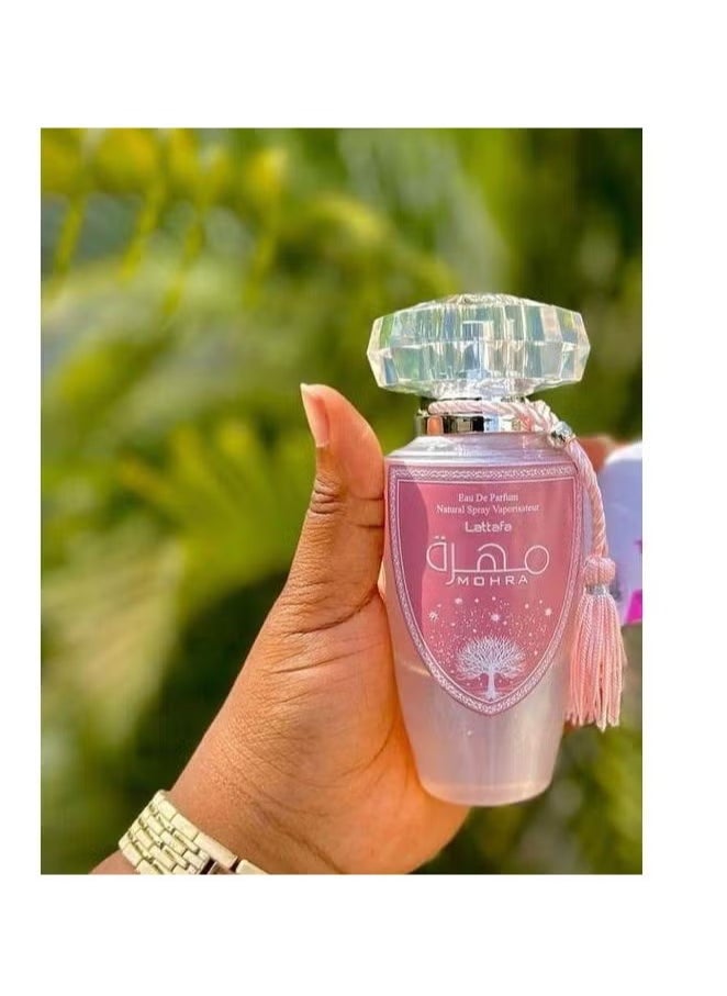 Lattafa Mohra Silky Rose EDP For Women - 100ml  - Image 4