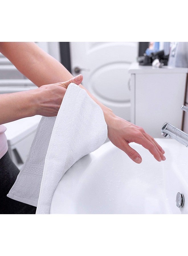 Utopia Towels Utopia Towels [6 Pack Premium Hand Towels Set, (16 x 28 inches) 100% Ring Spun Cotton, Ultra Soft and Highly Absorbent 600GSM Towels for Bathroom, Gym, Shower, Hotel, and Spa (White)  - Image 5
