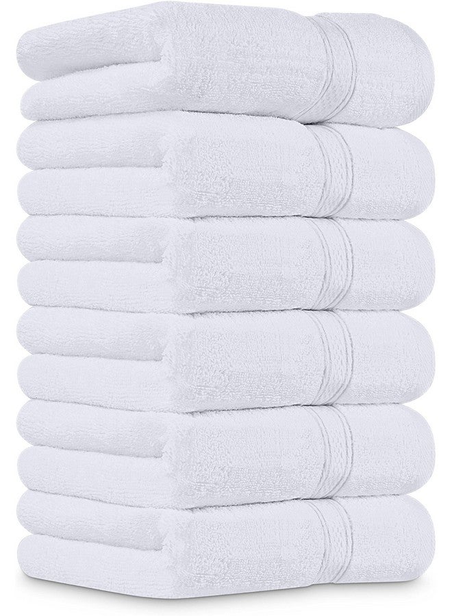 Utopia Towels Utopia Towels [6 Pack Premium Hand Towels Set, (16 x 28 inches) 100% Ring Spun Cotton, Ultra Soft and Highly Absorbent 600GSM Towels for Bathroom, Gym, Shower, Hotel, and Spa (White)  - Image 1