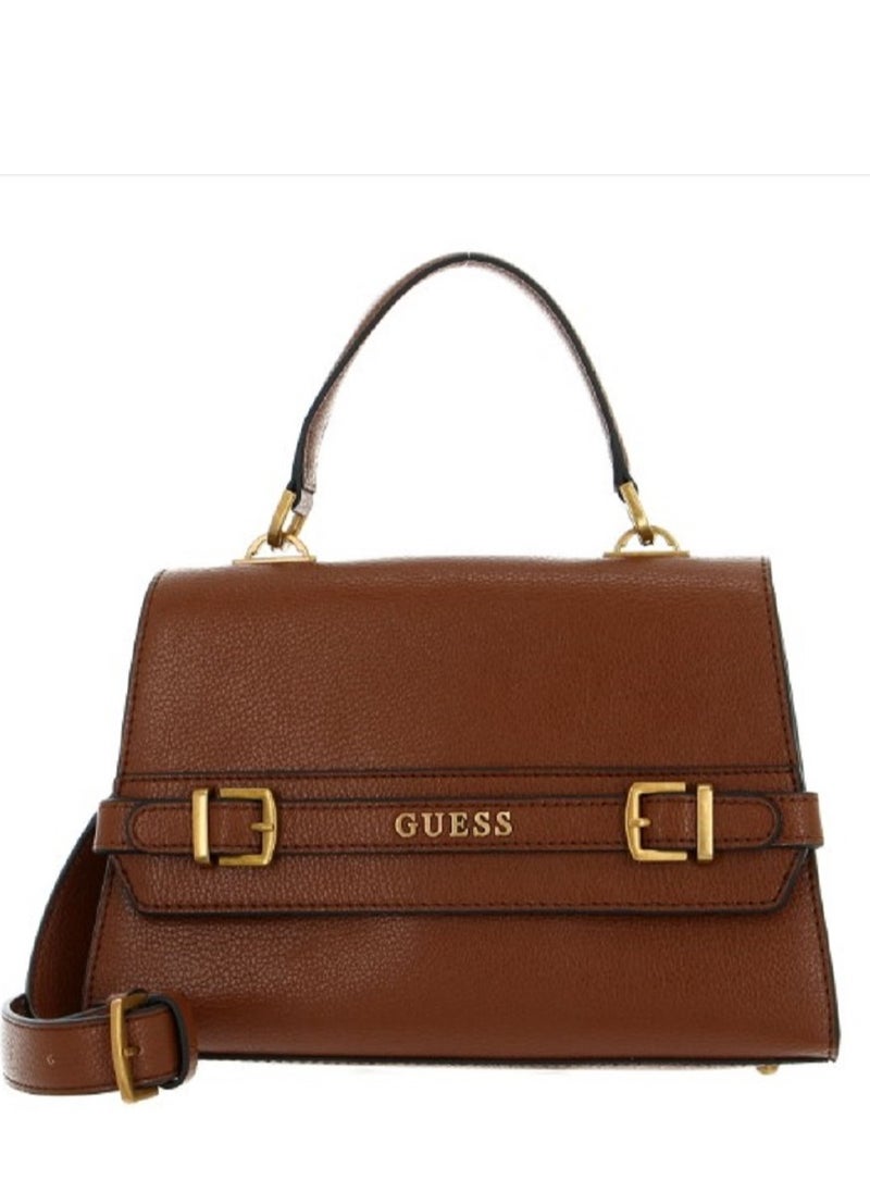 GUESS - Borsa a mano Sestri flap Cognac - Image 1