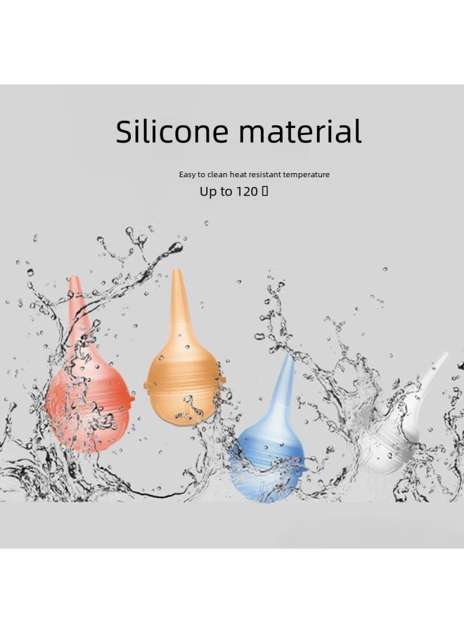 هوايو جهاز شفط أنف للأطفال مصنوع من السيليكون الطري المحمول باليد، مزود بتصميم مضاد للارتجاع للرضع، مناسب لحديثي الولادة - Image 2