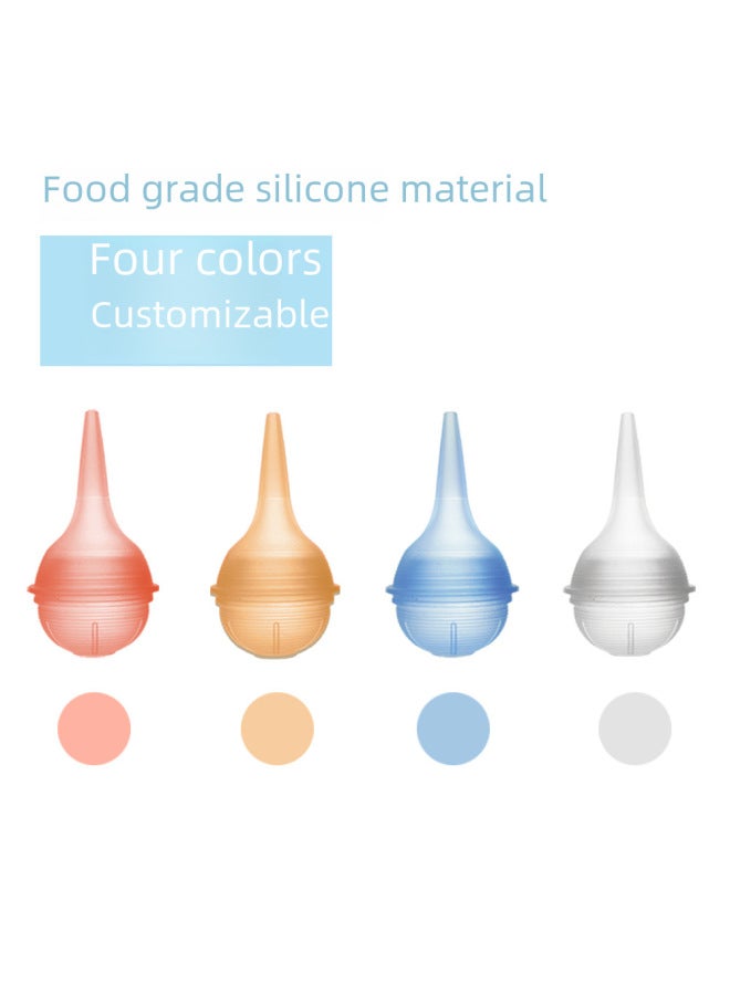 هوايو جهاز شفط أنف للأطفال مصنوع من السيليكون الطري المحمول باليد، مزود بتصميم مضاد للارتجاع للرضع، مناسب لحديثي الولادة - Image 4