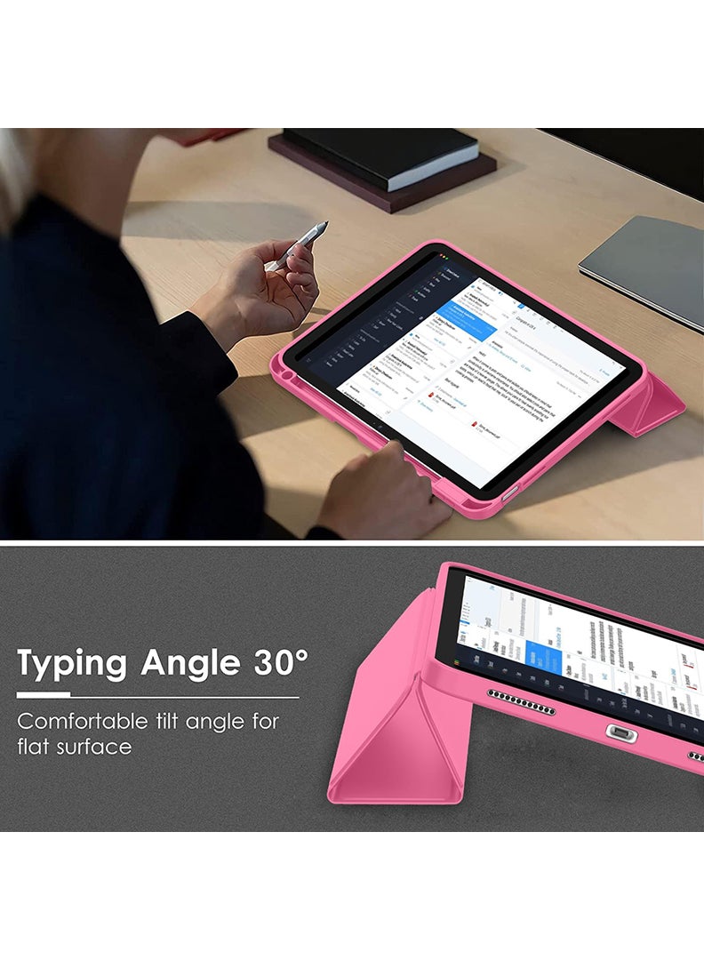 Theodor Case Compatible with iPad (A16) 11th Gen 11 Inch 2025/10th Gen 10.9 Inch 2022 Smart Case with Pencil Holder, Protective Case with Soft TPU Back, Auto Sleep/Wake Cover, Watermelon - Image 5