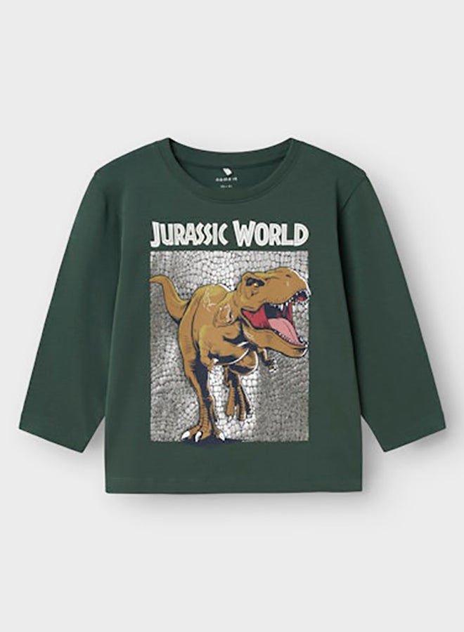 NAME IT Nmmjewel Jurassic Nreg Ls Top Noos Sky - Image 3