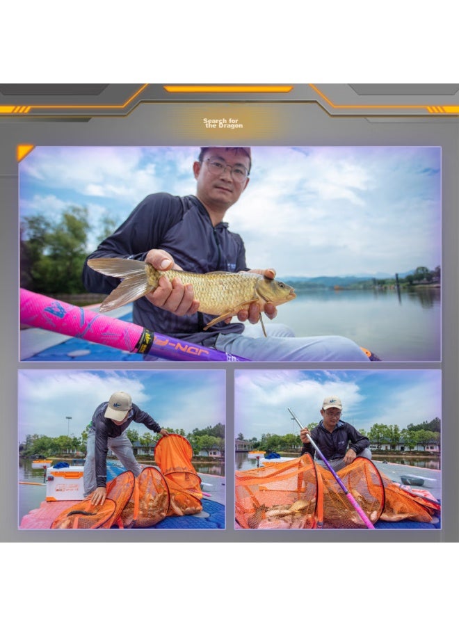 Jiadiaoni Fomo Xunlong 2.0 Black Pit Fishing Rod, Specialized For Flying Bump Hand Rod, Carp Fishing Rod, Compeive Fishing Rod, 6h5.4 Meters - Image 3