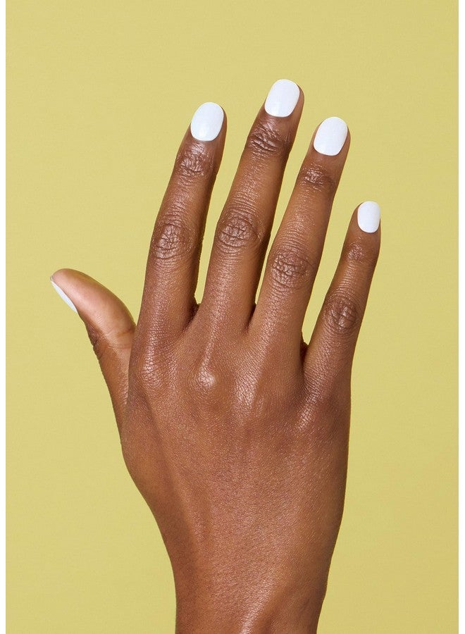 ohora Semi Cured Gel Nail Strips (N Clean White) - White, Solid, Works with Any UV/LED Lamps, Salon-Quality, Long Lasting, Easy to Apply & Remove - Includes 2 Prep Pads, Nail File & Wooden Stick - Image 2