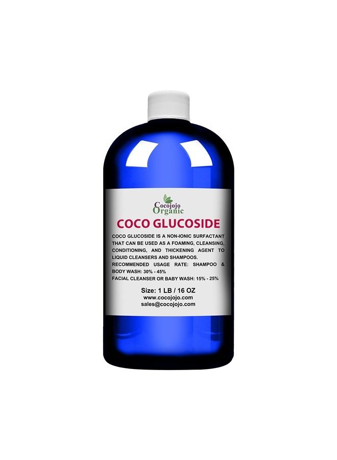 cocojojo Coco Glucoside Surfactant 16 oz - Natural Foaming Cleanser - Plant Derived - Biodegradable - For Formulations and DIY Skin Care - For Shower Gels, Body Soap, Shampoos, Face Cleansers - Image 2