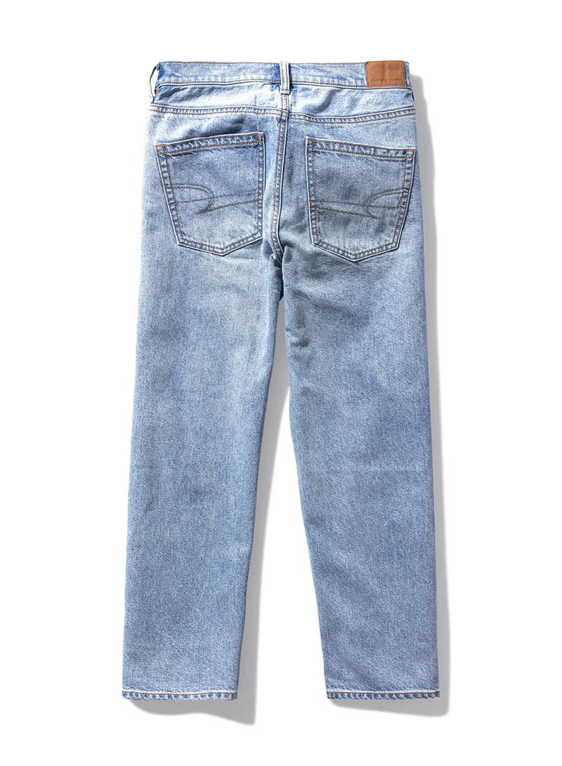 American Eagle Ripped '90S Wide Leg Crop High Waist Jeans