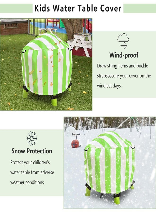 Aacabo Water Table Cover Spiralin' Seas Waterpark Outdoor Sand Water Play Table Cover 34X34X18 inch-(Cover only)-Green - Image 5