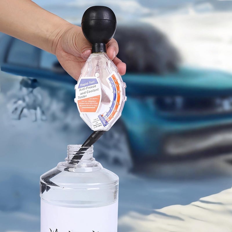 Kiuiom Antifreeze Tester, Radiator Antifreeze Gauge, Car Antifreeze Tester, Car Coolant Tester for Testing the Freezing Point of Coolant in the Water Tank and the Concentration of Antifreeze - Image 5