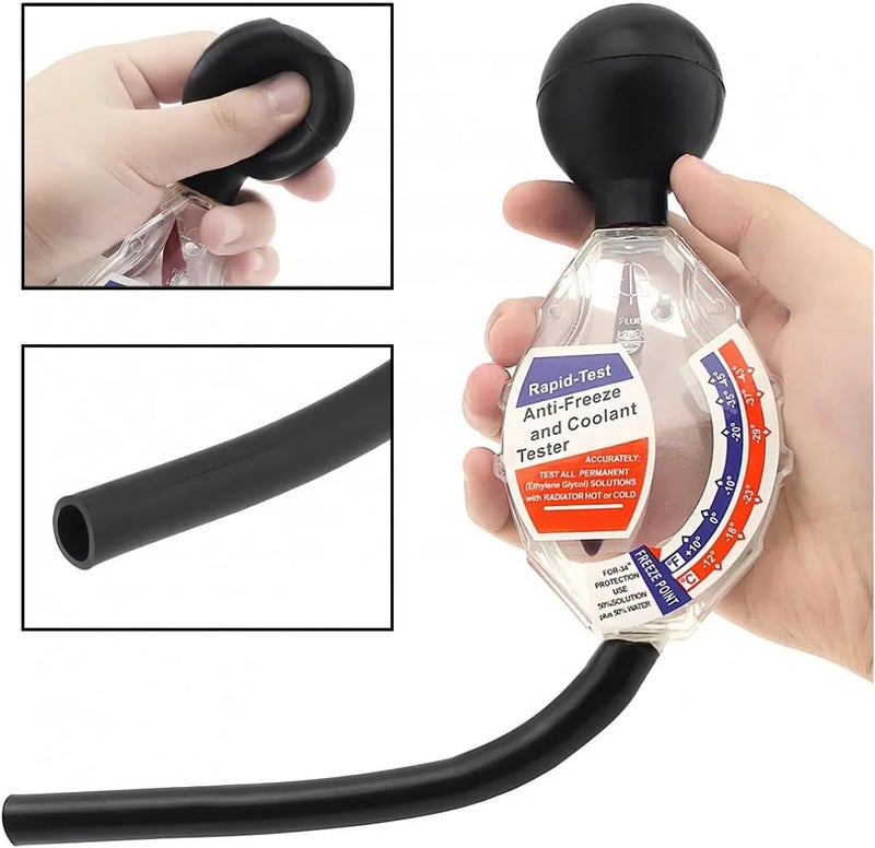 Kiuiom Antifreeze Tester, Radiator Antifreeze Gauge, Car Antifreeze Tester, Car Coolant Tester for Testing the Freezing Point of Coolant in the Water Tank and the Concentration of Antifreeze - Image 4