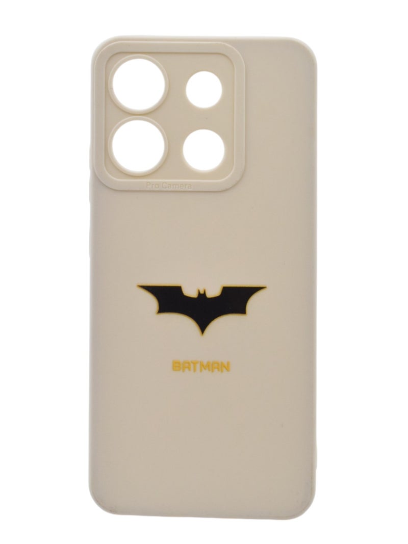 Batman Plastic Back Cover For Infinix Smart 7 HD - Multicolour  with Batman logo - Image 1