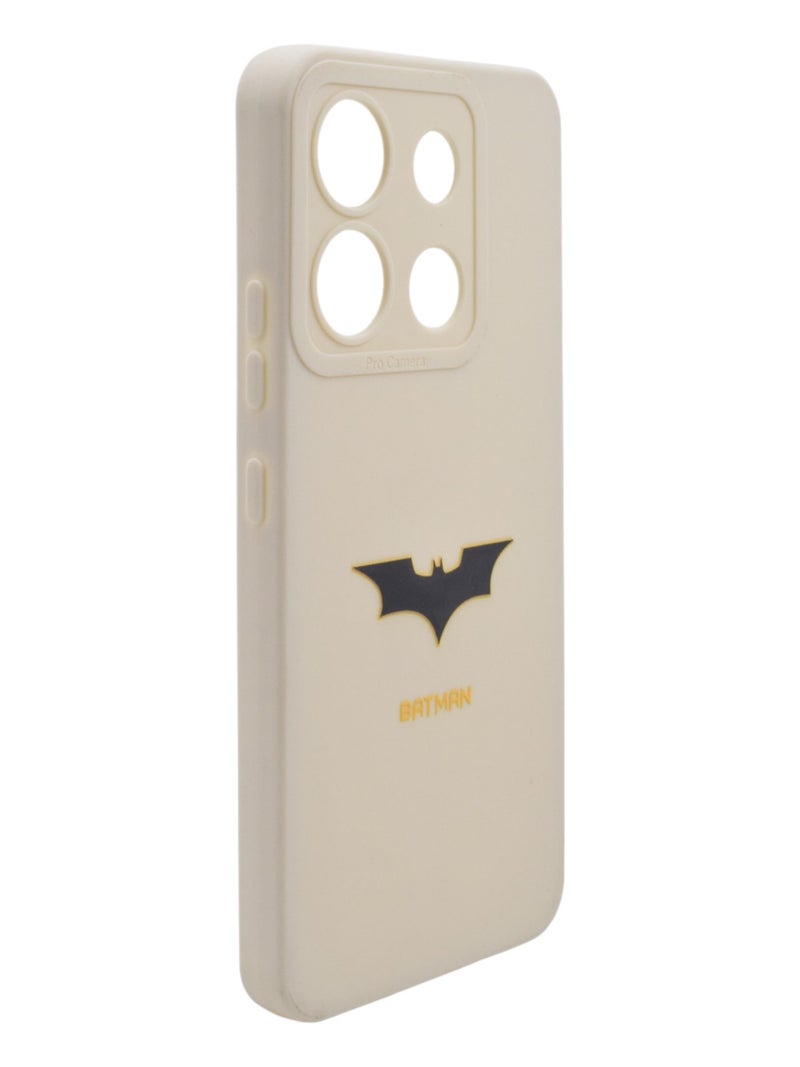 Batman Plastic Back Cover For Infinix Smart 7 HD - Multicolour  with Batman logo - Image 2