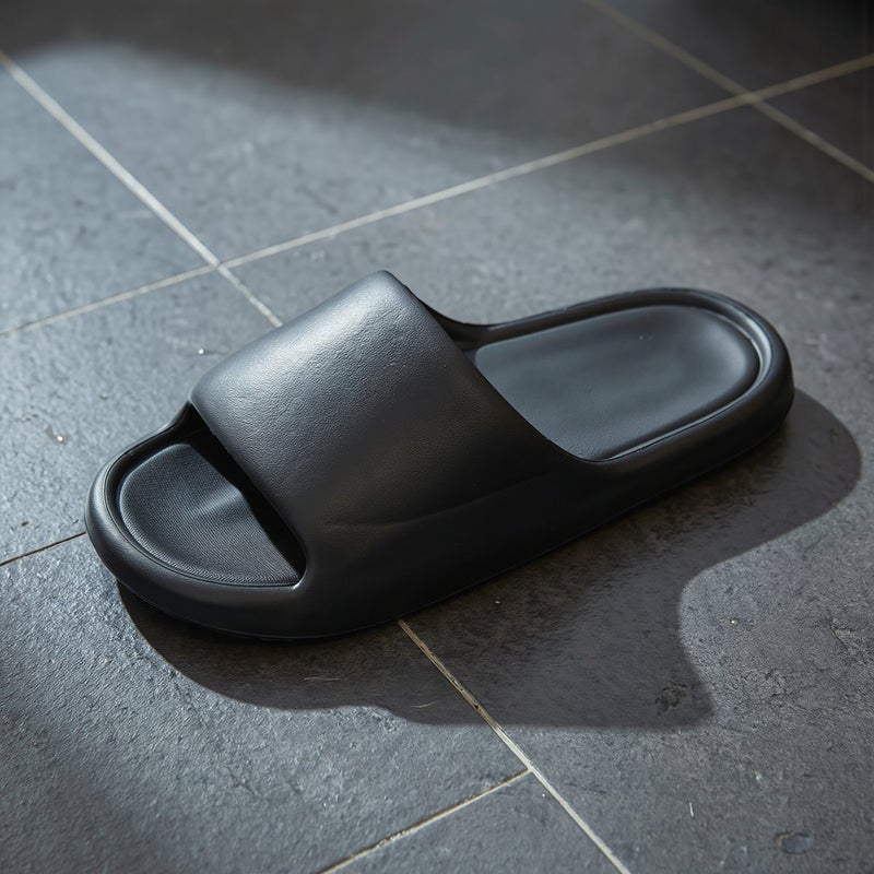 Upgraded High Rebound Thick Slippers Non Slip Quiet Shower Slides 36-37 Green - Image 3